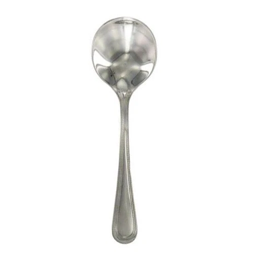 World Tableware 160 016 Med. Wt. Geneva 6" Bouillon Spoon - Dozen