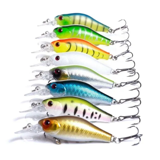 8x Redfin Bream Freshwater Fishing Lures Flathead Trout Deep Diver Trolling