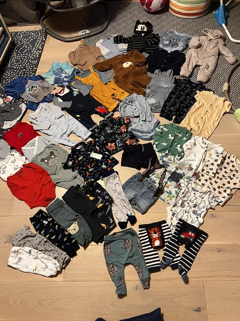 HUGE Baby Boy 3-6 Month Clothes Bundle - NEXT, M&S, River Island, Frugi!