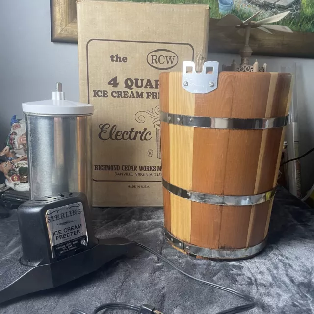 Rcw electric clearance ice cream freezer