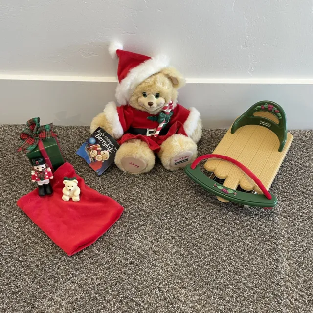 Rare Vintage Collectible Briarberry Bear Collection Berrykris Christmas Complete