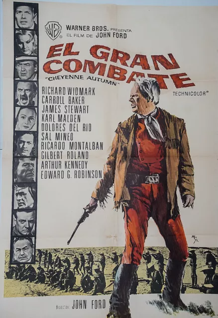 EL GRAN COMBATE  --  Poster Cartel de Cine