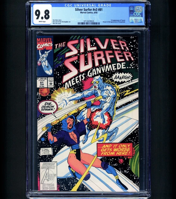 Silver Surfer #81 CGC 9.8 1st TYRANT Galactus Creation Thanos Warlock Marvel NM