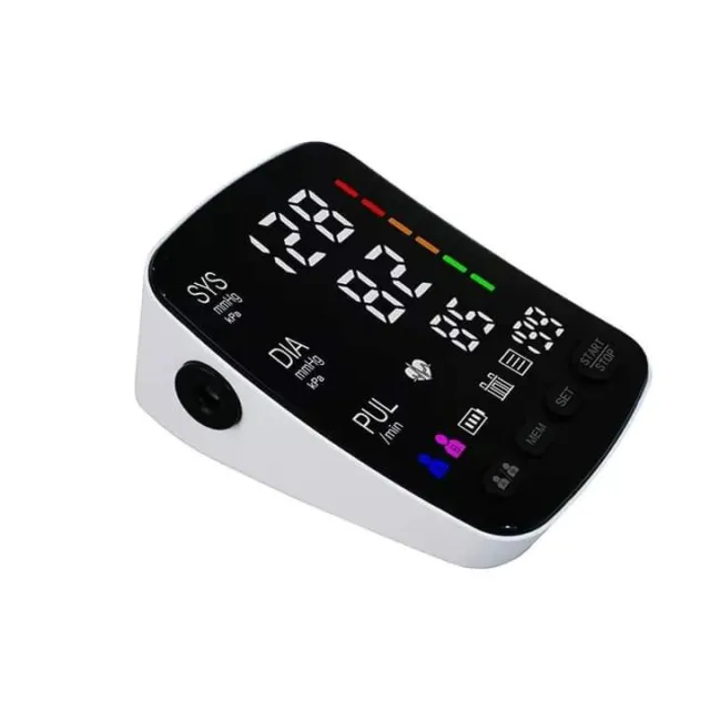 Blue Jay An Elite Healthcare Brand Monitor de presión arterial  incluye 2 puños de brazo y medidor de presión arterial con cargador  adaptador de CA, Dispositivo de diagnóstico profesional
