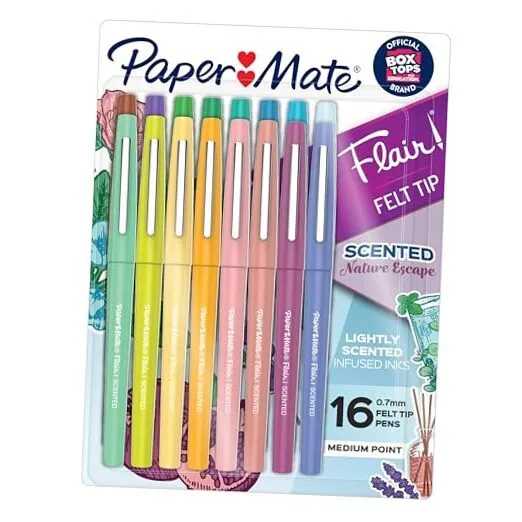 Flair Scented Felt Tip Pens, Assorted Scents and Point Pens Nature Escape