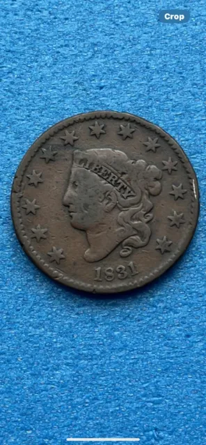 1831 Usa Large Cent - Scarce