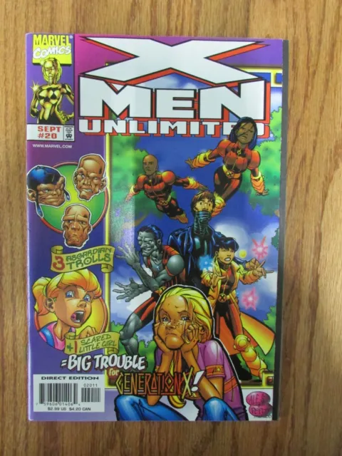 Marvel Comics Comic Book X-Men Unlimited Vol 1 No 20 September 1998