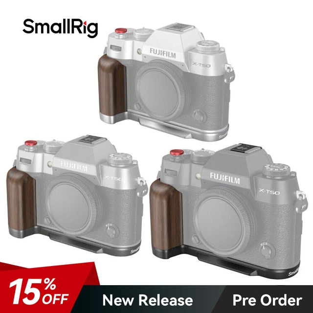 SMALLRIG X-T50 CAMERA Wooden L-Shape Grip, L Shape Handle for FUJIFILM ...