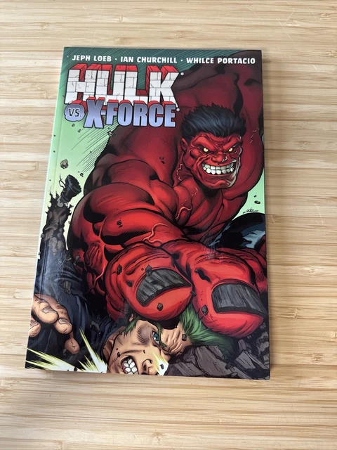 MARVEL COMICS - HULK Vs. X-FORCE Softcover TPB PUNISHER Wolverine DEADPOOL