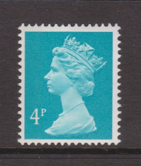 GB SG X864ea X864a MNH MINT Machin Definitive Stamp 4p Greenish-Blue LB