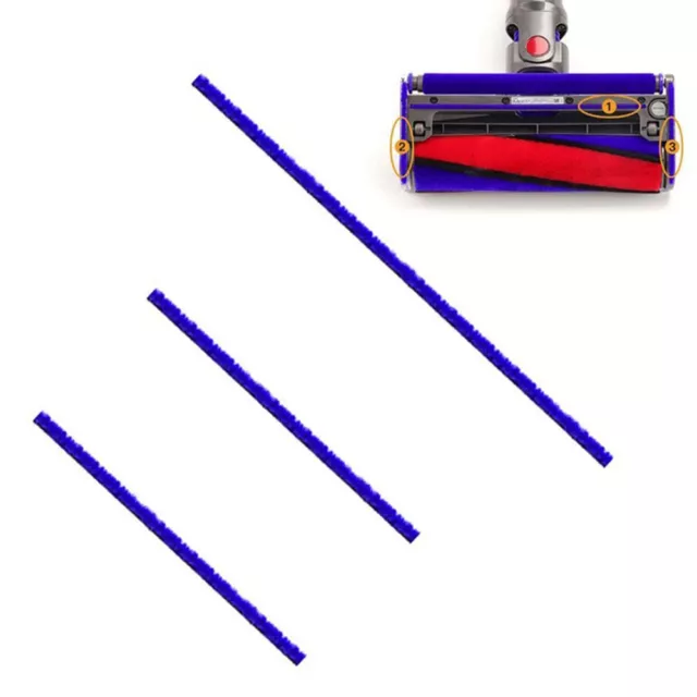 douces en peluche Bandes d'aspirateur Pour Dyson Bandes de brosse à rouler