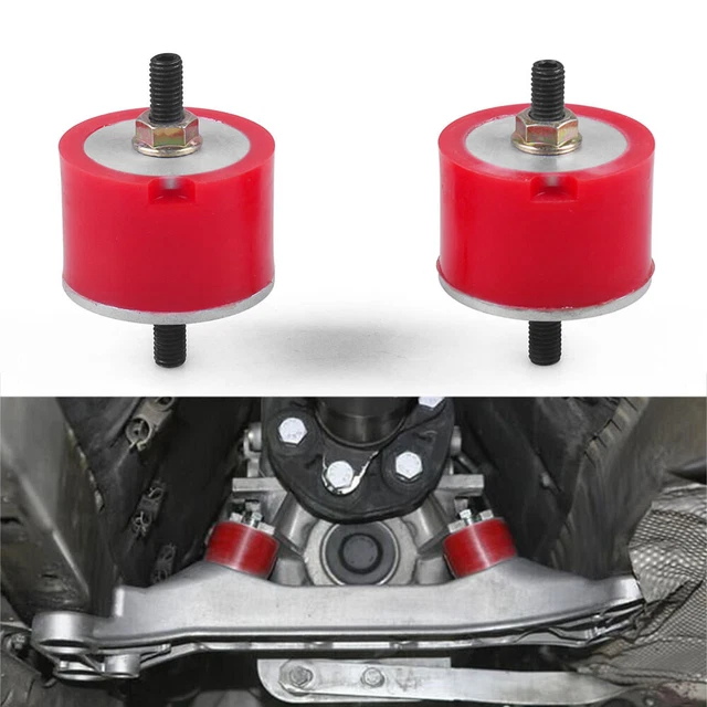 FOR BMW E36 E46 E90 E92 Billet Solid Poly Transmission Mounts OEM