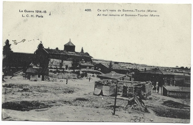 CPA ""La Guerre de 1914-15 / What remains of SUM-PEAT