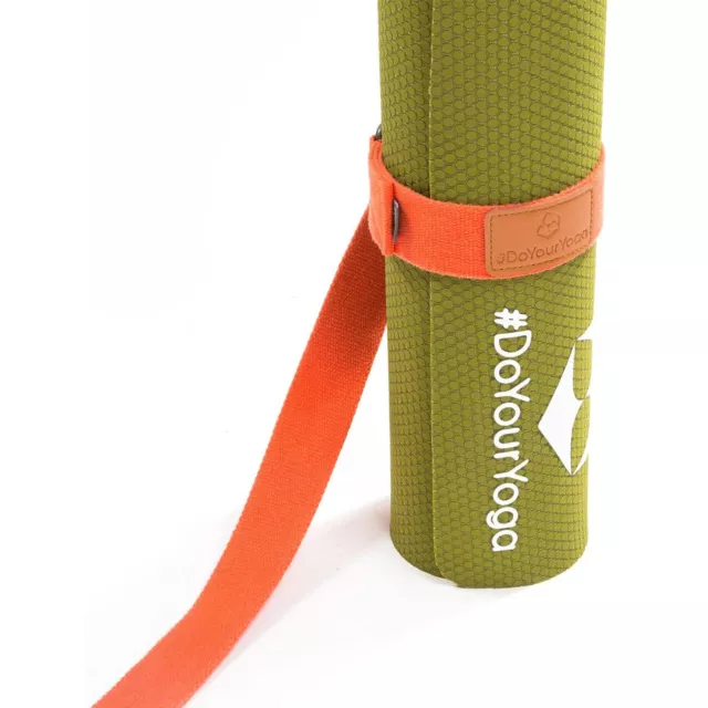 Yogagurt Yoga Übungs Gurt Dehngurt 190cm Dehnungshilfe Yogaband 1,9m Stretchgurt 3