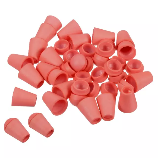 Campana Estremità Tappo, 100pz Corda Corda Blocco per Coulisse Borsa, Scuro Rosa