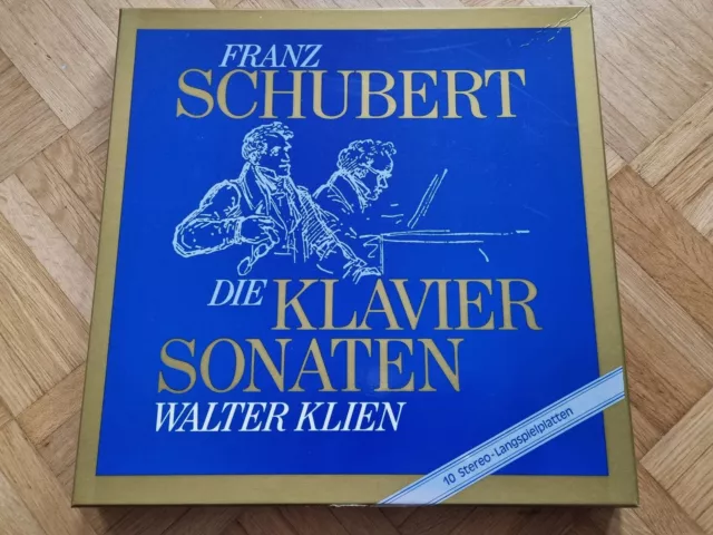 Walter Klien/ Franz Schubert - Die Klaviersonaten 10 LP Box