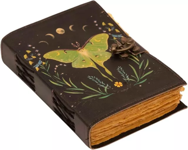 Luna-Motten und Morpho-Schmetterling drucken Tagebuch, Gebet, heidnische Hexerei