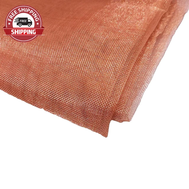 13" X 40" 99.9% Pure Copper Filter Coarse Dense Gauze Mesh #120