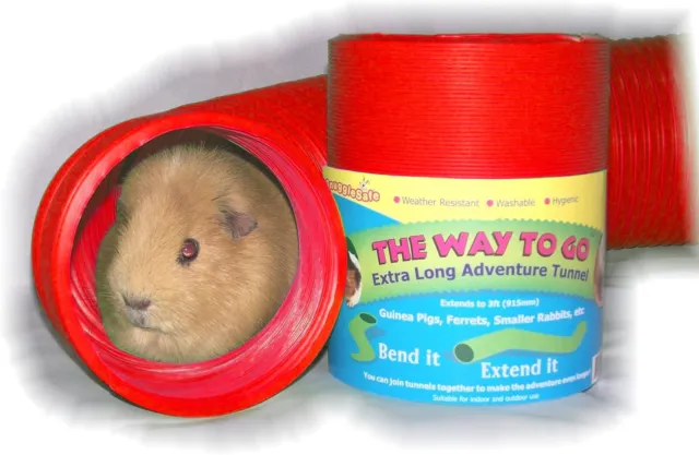 SALE SnuggleSafe All Weather “Way To Go” Tunnel for guinea pigs & small furries