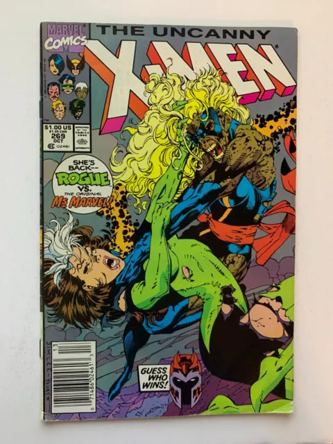 The Uncanny X-Men #269 - Oct 1990 - Vol.1 - Newsstand Edition         (3509)