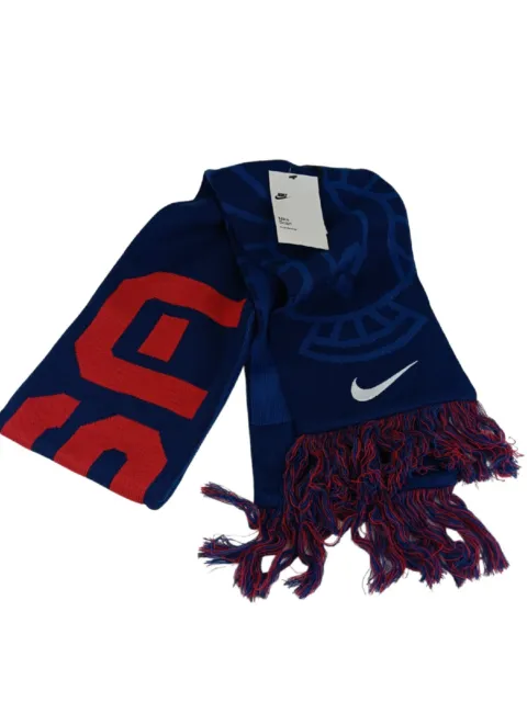 Men's Nike Team USA Knit Sport Winter Scarf Blue Red One Size DM2316-483
