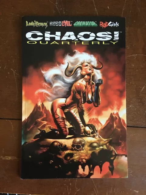 Chaos! Quarterly # 2 Vf Lady Deamon Boris Vallejo Cover 1995