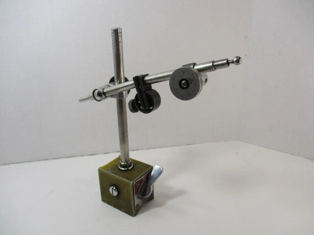 ENCO # 340 Magnetic Base, Snug, & Arm, Fine Adjust, Holds Upside Down, Japan, VG