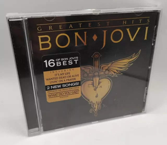 Bon Jovi - Greatest Hits - CD - FETENHITS 80's Rock "Livin' On A Prayer, Always"