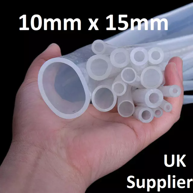 Food Grade Clear Translucent Silicone Tube Beer Milk Hose Pipe Soft Rubber 1M