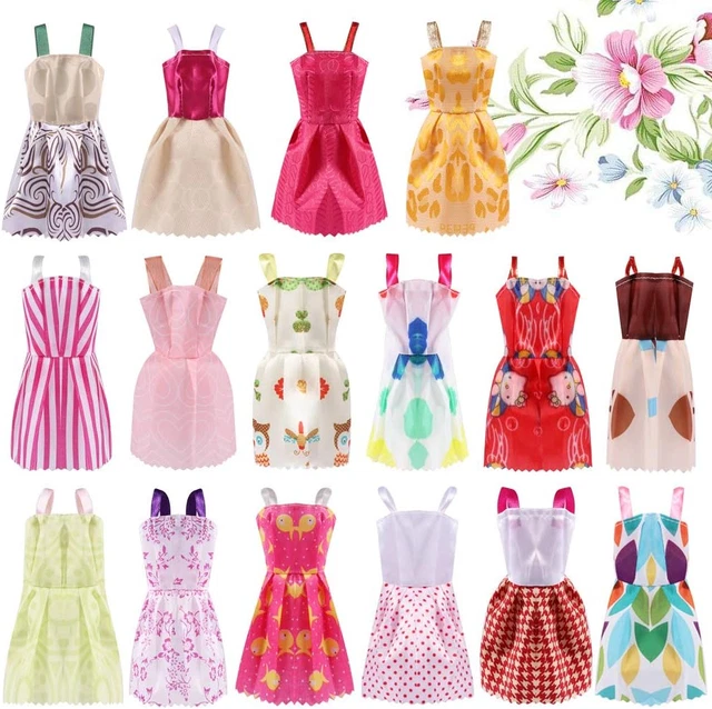 130 Pezzi Vestiti E Accessori per Bambole Dolls, Abito per Dolls Gonna Moda Scar 3
