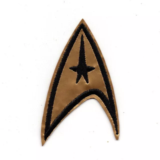 Star Trek Original Series Command Insignia Logo Patch 3 1/2 inches tall TOS