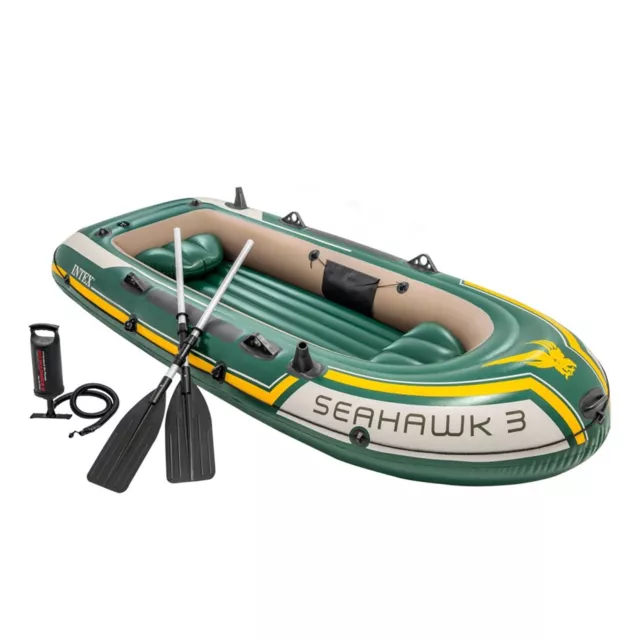 Intex 68380NP Seahawk 3 Boat Set