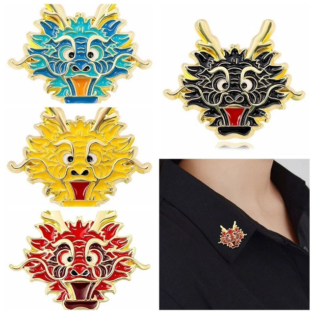 Dragon Year Dragon Pin Dragon Year Brooch  Clothing Accessories