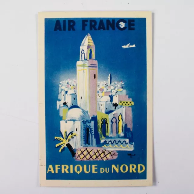 Postkarte Air France 1948 Afrique du Nord 9 x 14 cm Carte Postale