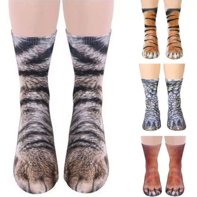 3D-Lustige Socken Bedruckte Neuartige Tiersocken Animal Männer Frauen Strümpfe