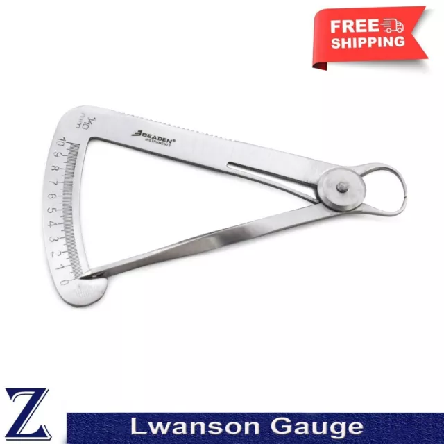 Orthodontic Iwanson Gauge Spring Caliper Measuring Thickness Dental Lab Tools