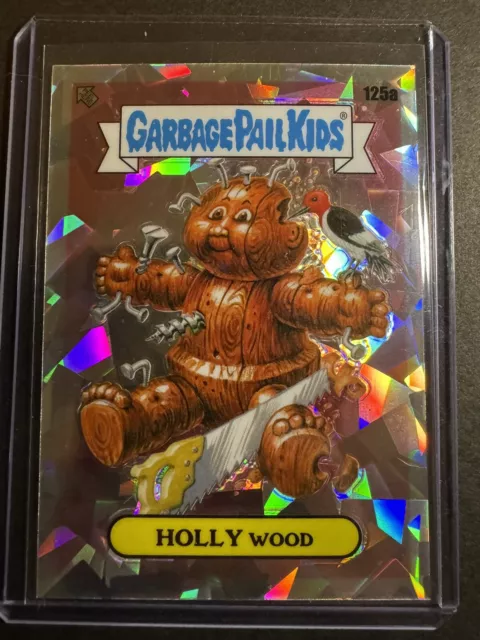 2021 Topps Chrome Garbage Pail Kids GPK Series 4 Refractor HOLLY Wood #125a