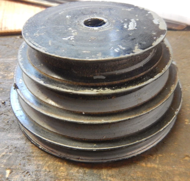 Vintage Walker Turner Craftsman 24" Scroll Saw Driven Step Pulley