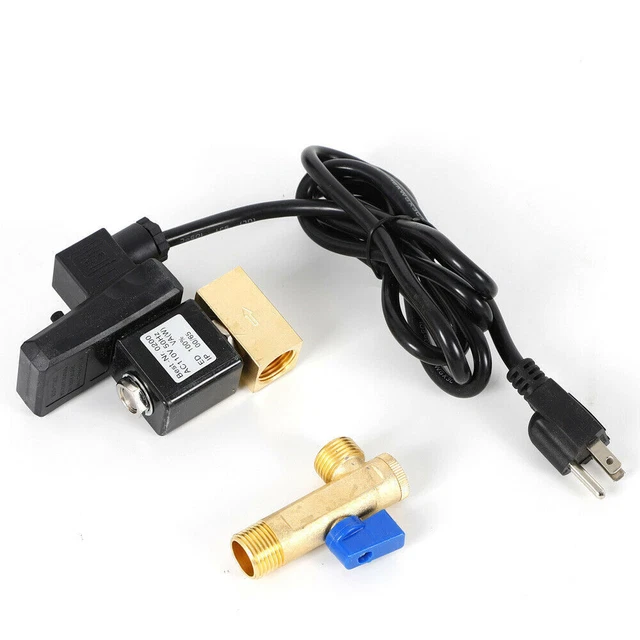 ELECTRONIC TIMED DRAIN Valve for Air Compressor Condensate Management