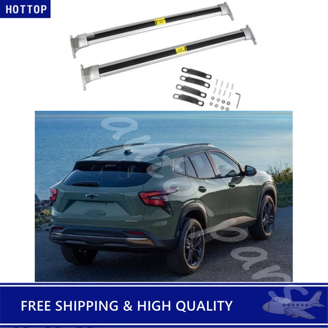 HEAVY DUTY 220LBS Cross Bars for 2024 Chevy Trax Holden Roof Rail Rack