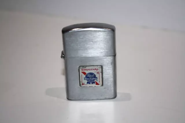 Vintage Crown Lighter Original Pabst Blue Ribbon Beer Advertising Lighter