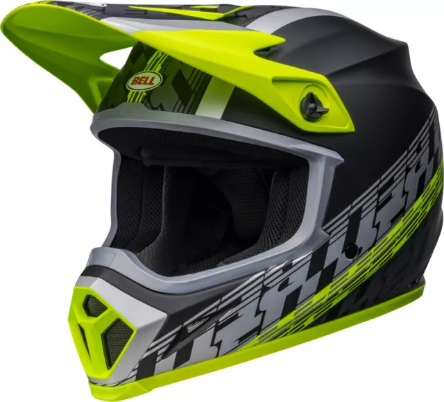 Casco Bell MX-9 Mips Compensado Mate Negro/Amarillo Hi-Viz