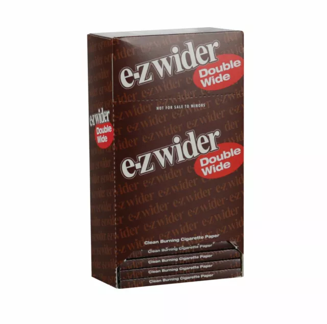 24pc Display -  EZ Wider Double Wide Rolling Papers - 3"