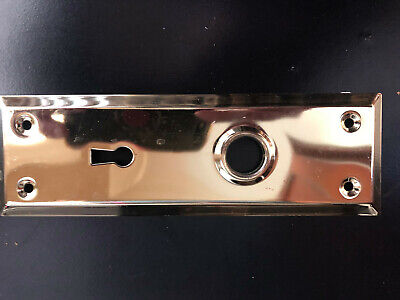 Vintage Brass Doors Key and Handle Plate