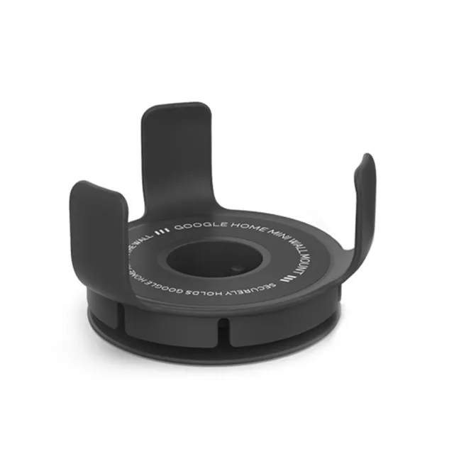 Wall Mount Holder For Google Home Mini Audio Voice Assistant Hanger (Black)