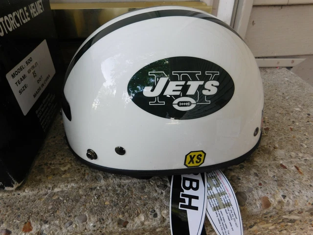 Brogies Bbh New York Jets Motorcycle Helmet New In Box 3