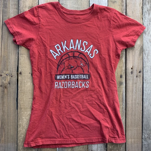 Arkansas Razorbacks Pallacanestro Donna T-Shirt Taglia M