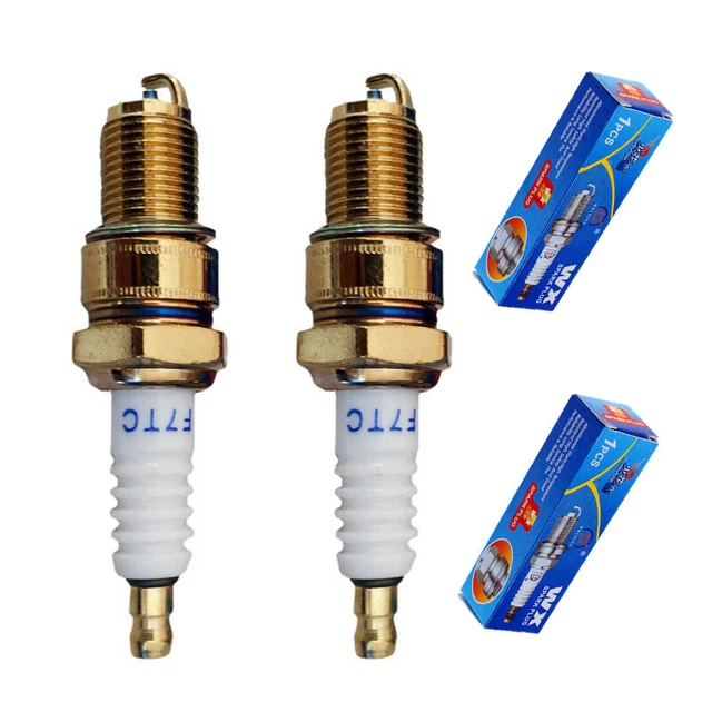 2x candela F7TC Fit per Honda GX120 GX160 GX200 GX240 GX270 GX340 motori