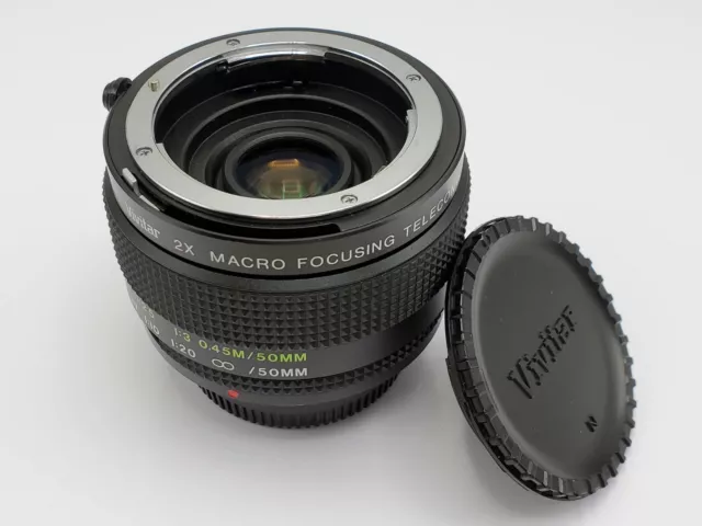 Vivitar 1:1 Macro Focusing 2x Tele-Converter for Nikon AI Mount Cameras & Lenses