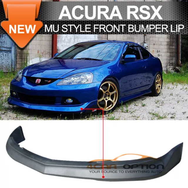 Fits 05-06 Acura RSX DC5 2DR Mugen Type Front Bumper Lip Spoiler PU Unpainted